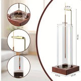 Glass Incense Burner (Rectangular) - No mess!