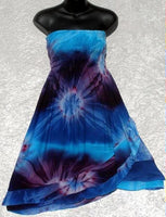 Vestido / falda hebrea israelita al atardecer con flecos dorados