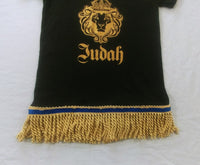Camiseta León de Judá con flecos dorados - Tallas juveniles