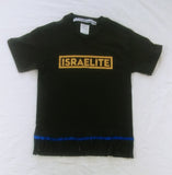 Camiseta ISRAELITA con flecos dorados o negros - Tallas juveniles