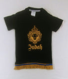 Lion of Judah T-Shirt w/ Gold Fringes - Youth Sizes