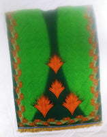 Caftán hebreo israelita (verde esmeralda) con flecos dorados