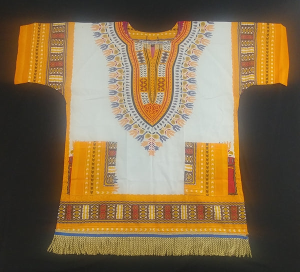 Hebrew Israelite 'Sackcloth and Ashes' Garment with Fringes (Tan) < 56