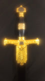 King Solomon's  Short Sword/Dagger w/ Leather Scabbard
