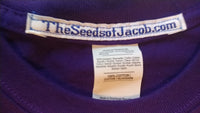 Camiseta hebrea israelita con YHWH (en hebreo antiguo) (púrpura) - ¡EN OFERTA $5.00 DE DESCUENTO!