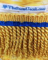 Camiseta hebrea israelita 'Luz del mundo' con flecos