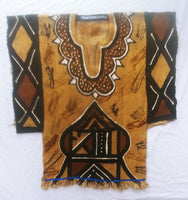 Poncho Dashiki de tela de barro "León de Judá" hebreo israelita