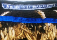 Poncho Dashiki de tela de barro "León de Judá" hebreo israelita