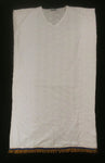 Hebrew Israelite 100% Cotton Embroidered White Caftan with Gold or White Fringes