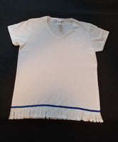 Camiseta hebrea israelita con flecos (tallas de mujer)