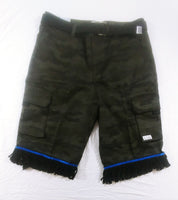 Pantalones cortos cargo israelitas hebreos (calzones) con cinturón y flecos