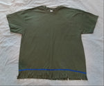 Hebrew Israelite T-Shirt w/ Fringes  (Olive)