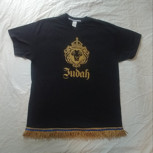 Hebrew Israelite T-Shirt w/ Premium Gold Fringes on Sale – The Seed of ...