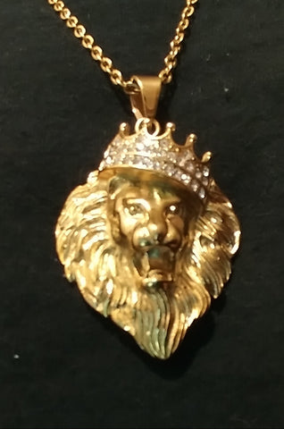 Lion of Judah Necklace - Wood Beads - Nubiathestore
