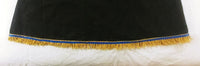 Hebrew Israelite Embroidered Royalty Dress w/ Gold Fringes & Matching Headwrap