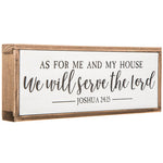 Joshua 24:15 Table/Wall Plaque