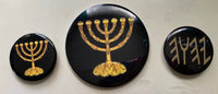 Botones magnéticos de ropa israelita hebrea