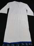 Hebrew Israelite Holy Linen Garment (White) w/ Tassel or Bullion Fringes