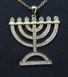 Hebrew Israelite Holy Menorah Pendant w/ Chain