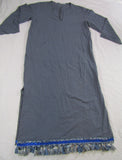 Hebrew Israelite Holy Linen Garment (Dark Gray) w/ Tassel or Bullion Fringes