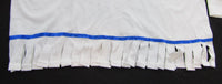Camisa hebrea israelita de manga larga con flecos cortados a mano