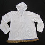 Hebrew Israelite 100% Cotton Hooded Garment w/ Gold, White or Purple Fringes
