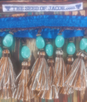 Hebrew Israelite Long Northern Kingdom Garment w/ Beautiful Beaded Tassel Fringes