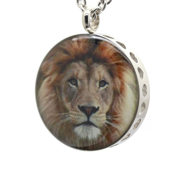 'Lion of Judah' Essential Oils Diffuser Necklace