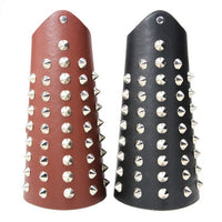 Hebrew Israelite Genuine Leather Arm Guards - Spiked